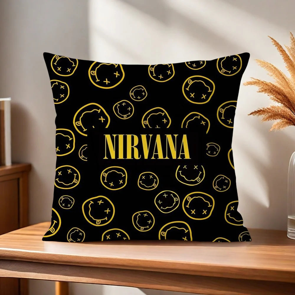 Nirvana pillow cover