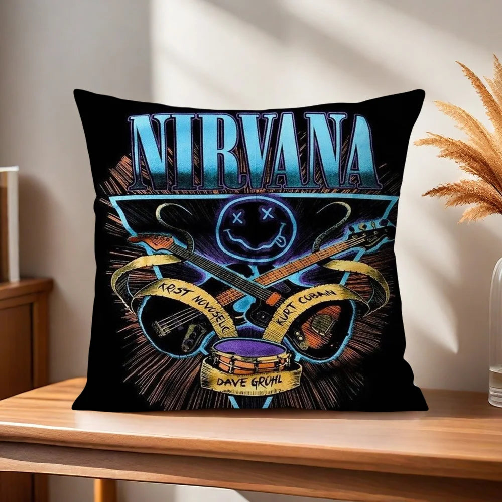 Nirvana pillow cover