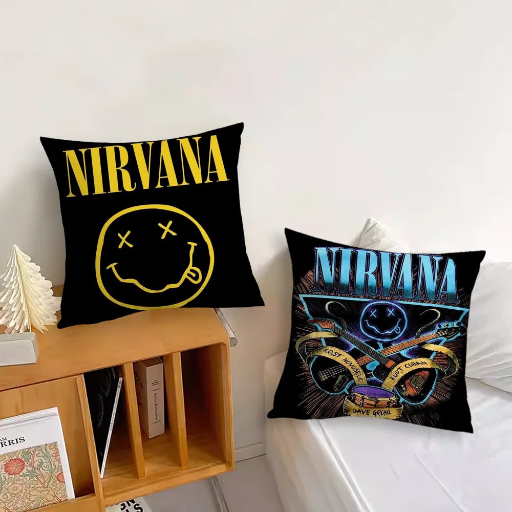 Nirvana pillow cover