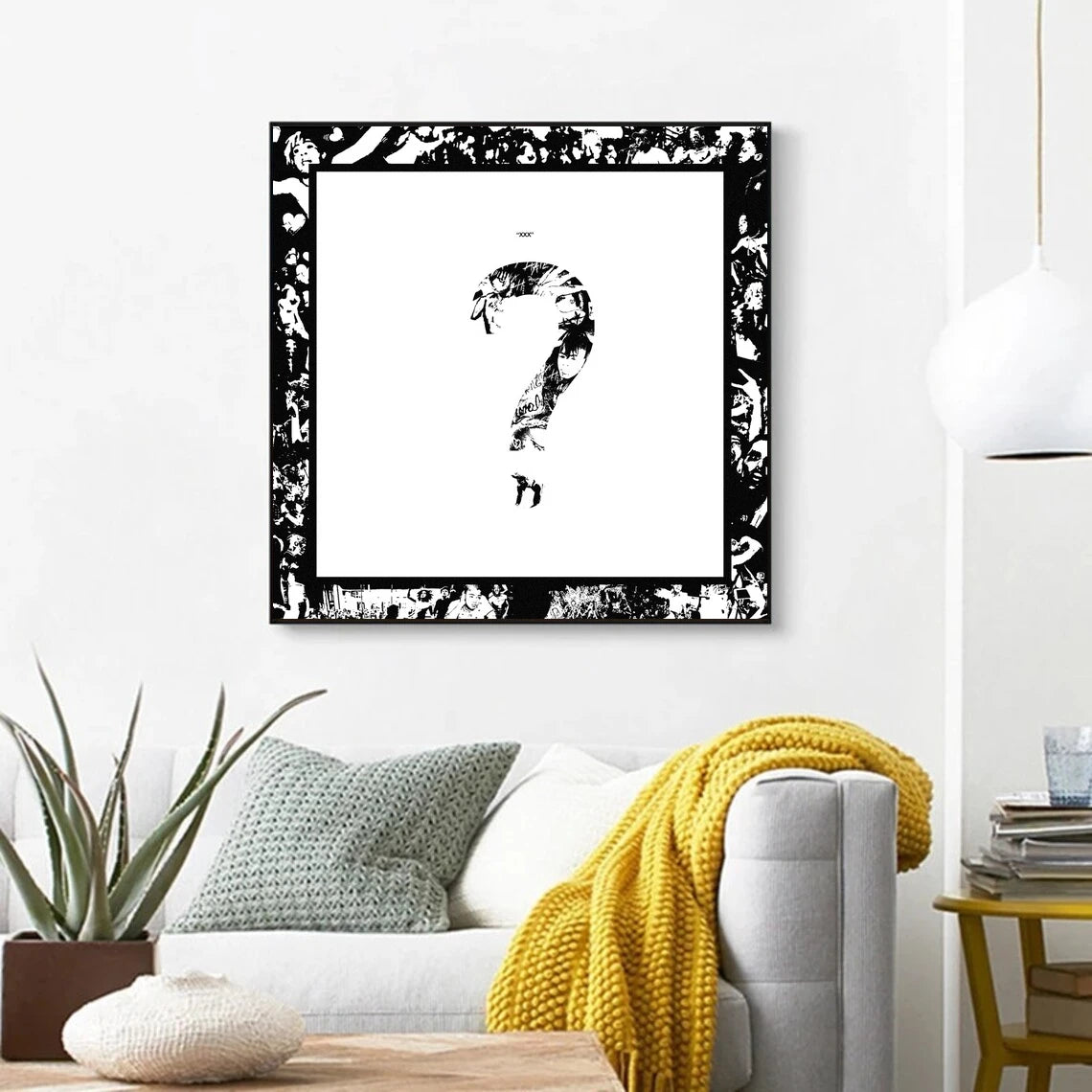 XXXTentacion : ? Music Album Cover Canvas Art ( No Frame )