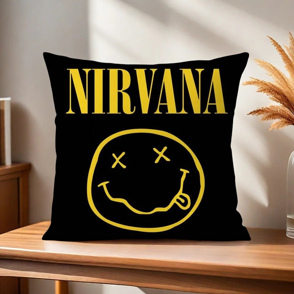 Nirvana pillow cover