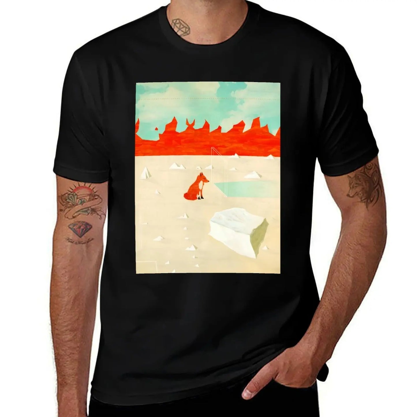 Emarosa : "Fox Artwork" (2010) graphic tee